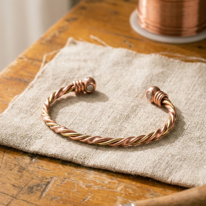 Fluss-Kupferarmband Nikola