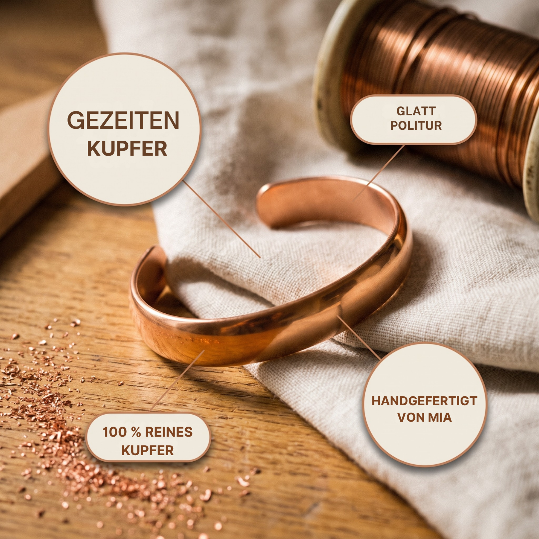 Mia Gezeiten-Kupferarmband