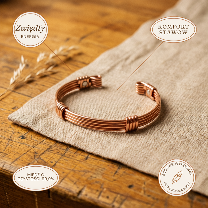 Kupferarmband Nikola Sere