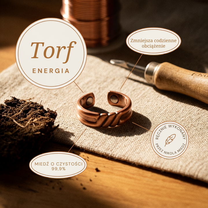Torfkupfer-Ring Nikola